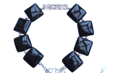 Handmade Bracelet with Onyx Gemstones