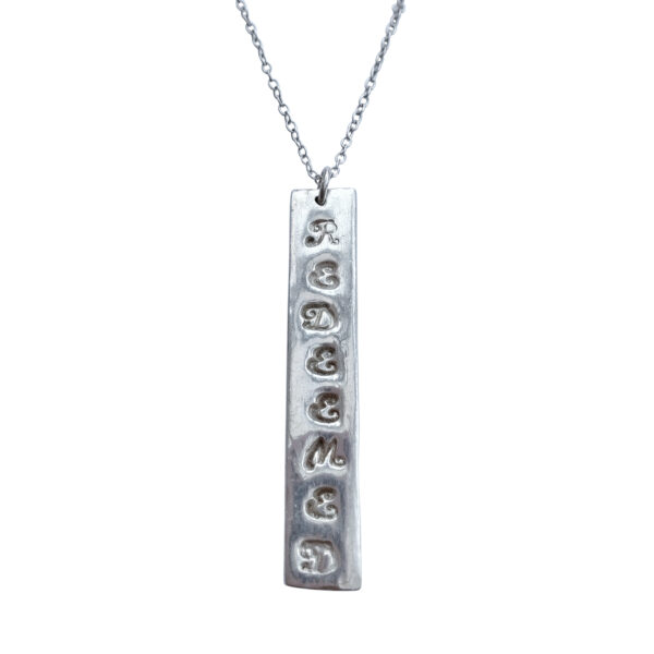 Handmade 999 ‘Redeemed’ Pendant with a 925 chain