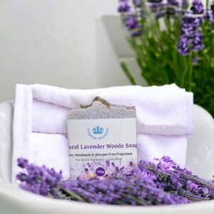 Natural Lavender Woods Soap 135gr