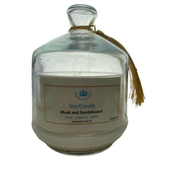 Musk and Sandalwood 260gr Soy Candle