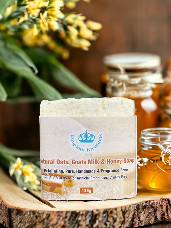 Natural Oats, Goats Milk and Honey Soap