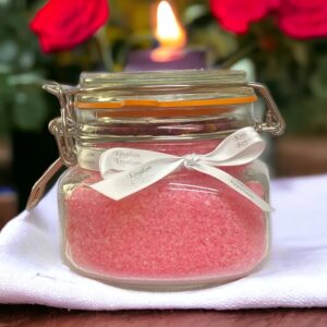 Rose Bath Salts Kilner Jar 500gr