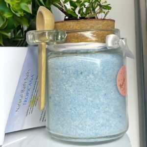Tropicana Bath salts 225gr Glass Jar with Scoop