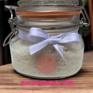 Vanilla Bath Salts 500gr in Kilner Jar