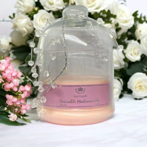 De Stress Soy Candle in a Tall Glass Candle Holder 400gr.jpg
