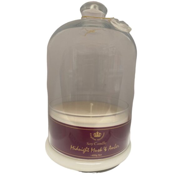 Midnight Musk Soy candle in a Tall Glass candle Holder 400gr.jpg