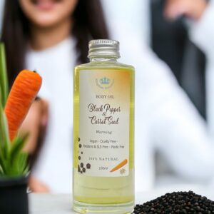 Bath/Message Body Oil Black Pepper & Carrot Seed