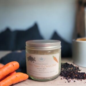 Himalayan Salts Black pepper and Carrot Seed Essential Oils with Shea Butter