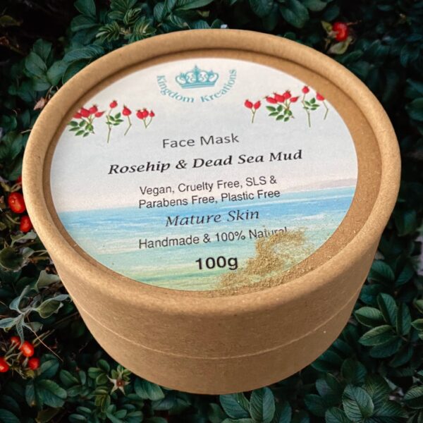 100% Natural Face Mask: Rosehip and Dead Sea Mud