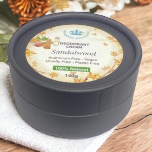 100% Natural Handmade Deodorant with Sandalwood Essential Oil for MEN