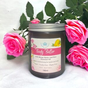 Body Butter with Mango Butter - Rose