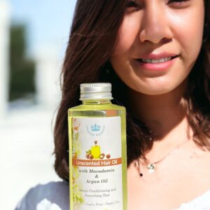 Hair Oil - Unscented with Macadamia and Argan Oil