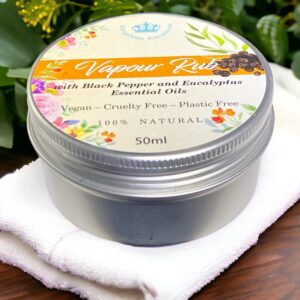 Vapour Rub with Black Pepper and Eucalyptus - 100% Natural